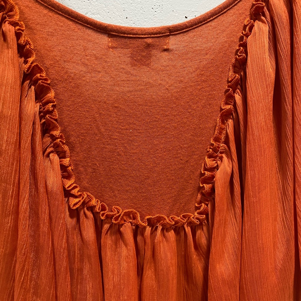 One world short sleeve boho top size small - Picture 11 of 11